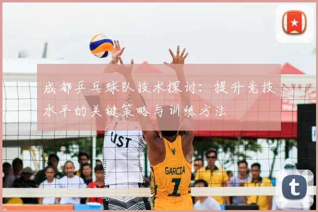 成都乒乓球队技术探讨:提升竞技水平的关键策略与训练方法